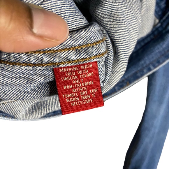 Chaps Women's Medium Indigo Denim Jacket - Picture 6 of 8